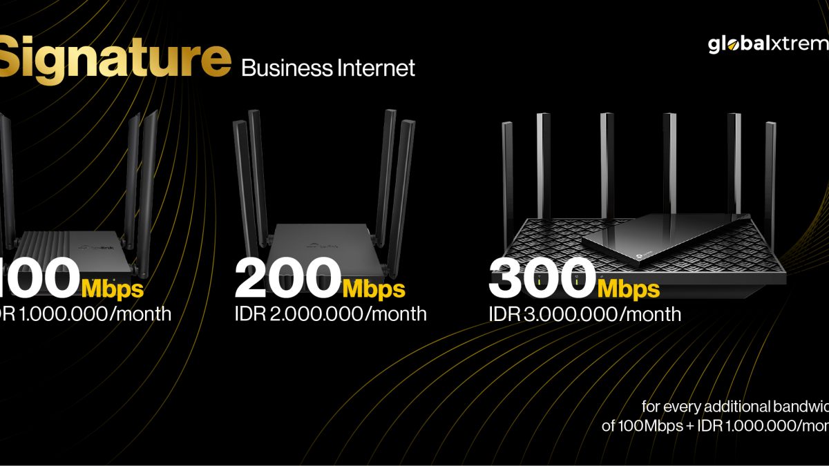 Promo Signature Gratis Router