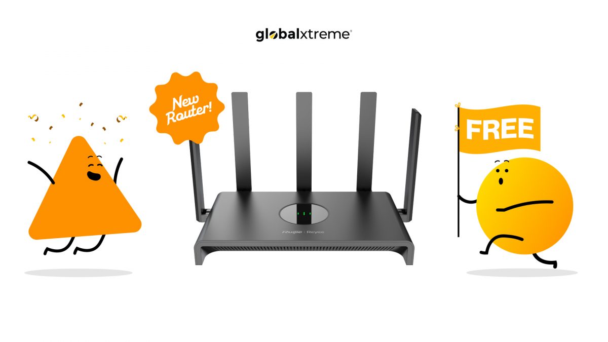 Router Baru Untuk Promo April GlobalXtreme