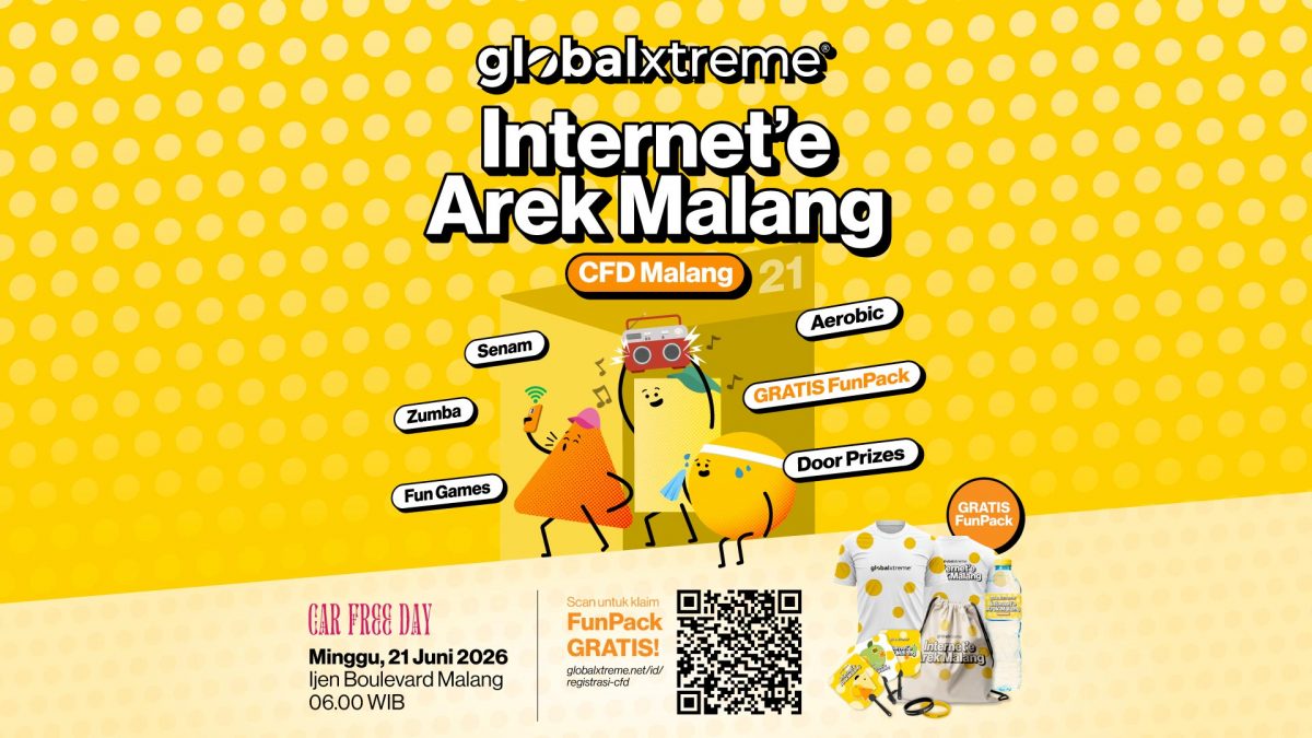 GlobalXtreme x Car Free Day Malang 2026: Daftar Sekarang dan Dapatkan Gratis FunPack