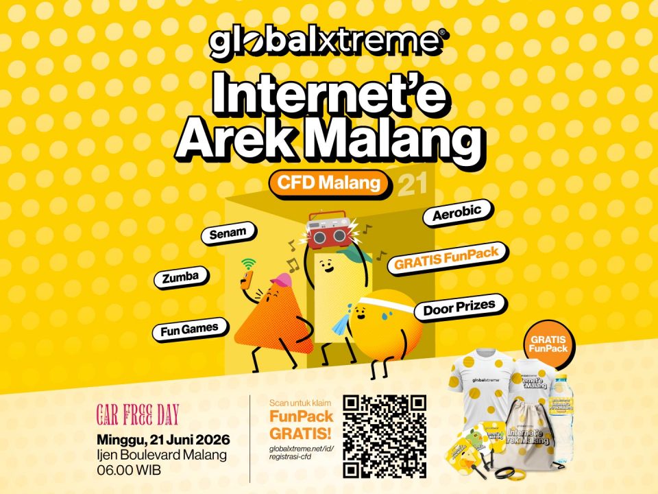 GlobalXtreme x Car Free Day Malang 2026: Daftar Sekarang dan Dapatkan Gratis FunPack
